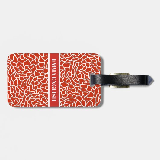 両面ラゲッパーソナライズされたジタグ ラゲッジタグ (裏面横)