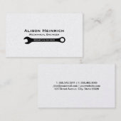 両面レンチ2 | 整備士（エリート） 名刺 (正面/裏面)