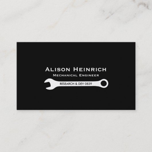 両面レンチ2 | 整備士(elite2) 名刺 (正面)