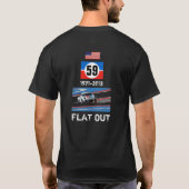 両面レーシングTシャツ Tシャツ (裏面)