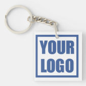 両面ロゴテンプレートキーチェーン キーホルダー (正面)