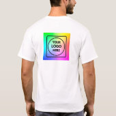 両面ロゴ+名前付きスタッフTシャツ Tシャツ (裏面)