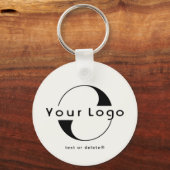 両面ロゴQRコードがオフホワイトカンパニー事業に キーホルダー (正面)