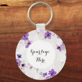 両面ロゴQRコードキーチェーン キーホルダー (正面)