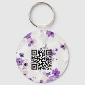 両面ロゴQRコードキーチェーン キーホルダー (裏面)