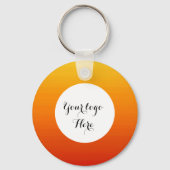 両面ロゴQRコードキーチェーン キーホルダー (正面)