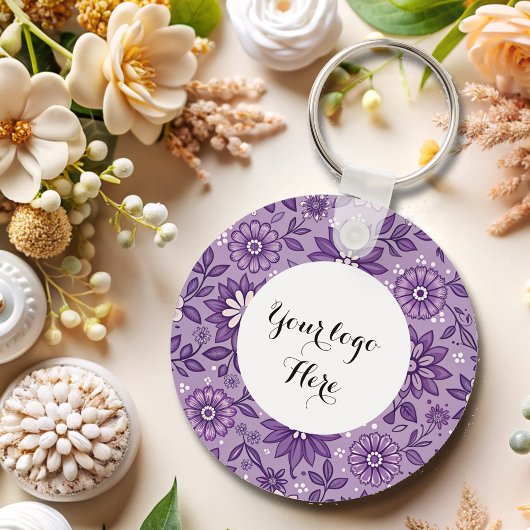 両面ロゴQRコードキーチェーン キーホルダー