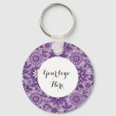 両面ロゴQRコードキーチェーン キーホルダー (正面)