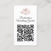 両面ロゴQRコード 名刺 (正面)
