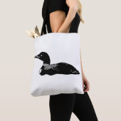 両面ロンイラストレーションショルダートートバッグ トートバッグ (クローズアップ)