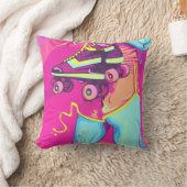 両面ローラースケートピロー クッション (ブランケット)