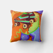 両面ローラースケートピロー クッション (裏面)