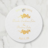 両面ワイルドフラワー結婚ズありがとうございました フェイバータグ (正面)