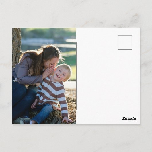 両面作成Two Photo Double Sided独自の写真を作成 ポストカード (裏面)