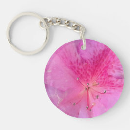 両面円形アクリル キーホルダー