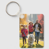 両面写パーソナライズされた真記念 | カスタム キーホルダー (正面)