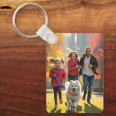 両面写パーソナライズされた真記念 | カスタム キーホルダー (正面)