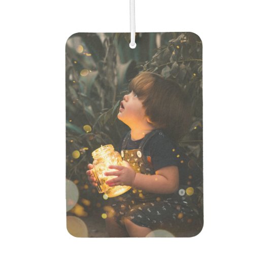 両面写独身の真 カーエアーフレッシュナー (正面)