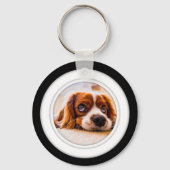 両面写真テンプレートメタルキーチェーン キーホルダー (裏面)