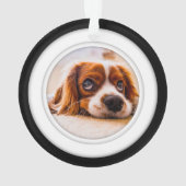 両面写真テンプレート円アクリル オーナメント (裏面)