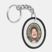 両面写真テンプレート円アクリル キーホルダー (正面左)