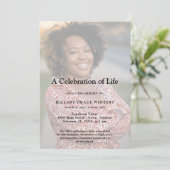 両面写真パーソナライズされたお祝い 招待状 (スタンド正面)