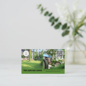 両面写真付きローンケア名刺 名刺 (スタンド正面)