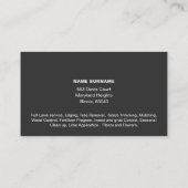 両面写真付きローンケア名刺 名刺 (裏面)