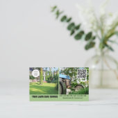 両面写真付きローンケア名刺 名刺 (スタンド正面)