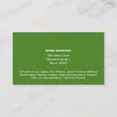 両面写真付きローンケア名刺 名刺 (裏面)