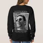 両面写真・引用文葬儀記念館 スウェットシャツ (裏面)