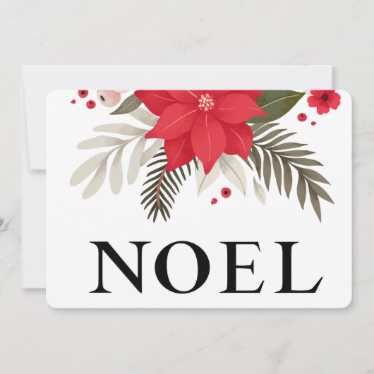 両面写真NOELクリスマスホリデーカード シーズンカード (正面)