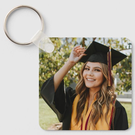 両面卒業2枚 キーホルダー (正面)