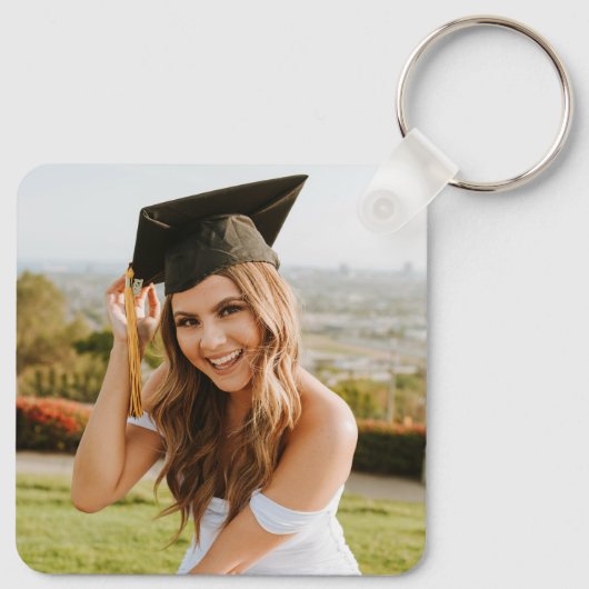 両面卒業2枚 キーホルダー (裏面)