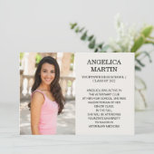 両面卒業3枚の写真詳細発表 案内状 (スタンド正面)