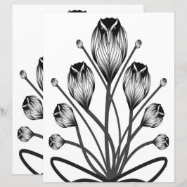 両面印刷のTulip Owlsprey H&Sスクラップブックページ