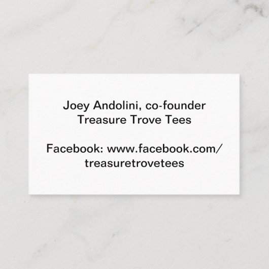 両面名刺2枚 名刺 (裏面)