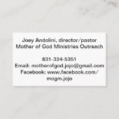 両面名刺2枚 名刺 (正面)