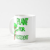 両面大統領のためのMug植物- コーヒーマグカップ (正面左)