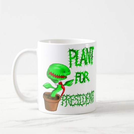 両面大統領のためのMug植物- コーヒーマグカップ (左)