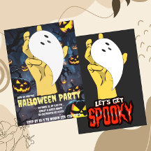 両面幽霊不気味ハンドハロウィンカスタム