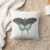 両面手引きスピスブッシュアゲハチョウ クッション (ブランケット)