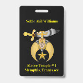 両面押し出し バッジ (Back)