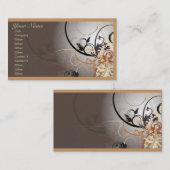 両面抽象的な専門の名刺 名刺 (正面/裏面)