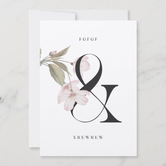 両面招待カード 招待状 (正面)