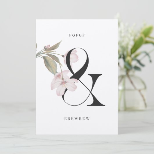 両面招待カード 招待状 (スタンド正面)