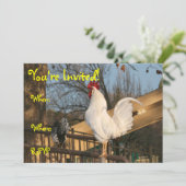 両面招待状、ルースター 招待状 (スタンド正面)