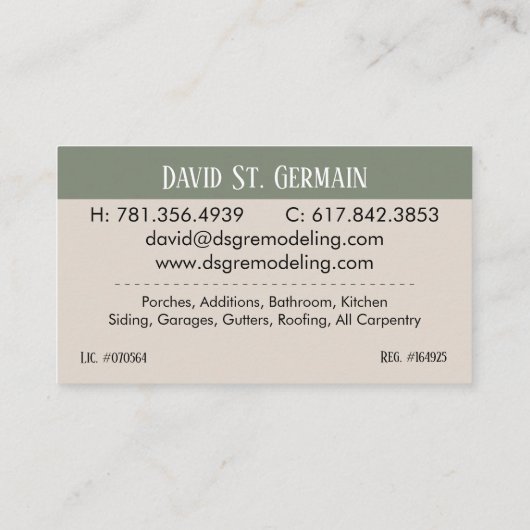 両面改造名刺 名刺 (裏面)