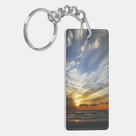 両面日没Keychain キーホルダー (正面左)