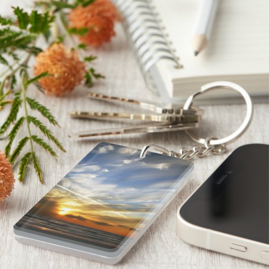 両面日没Keychain キーホルダー (正面右)